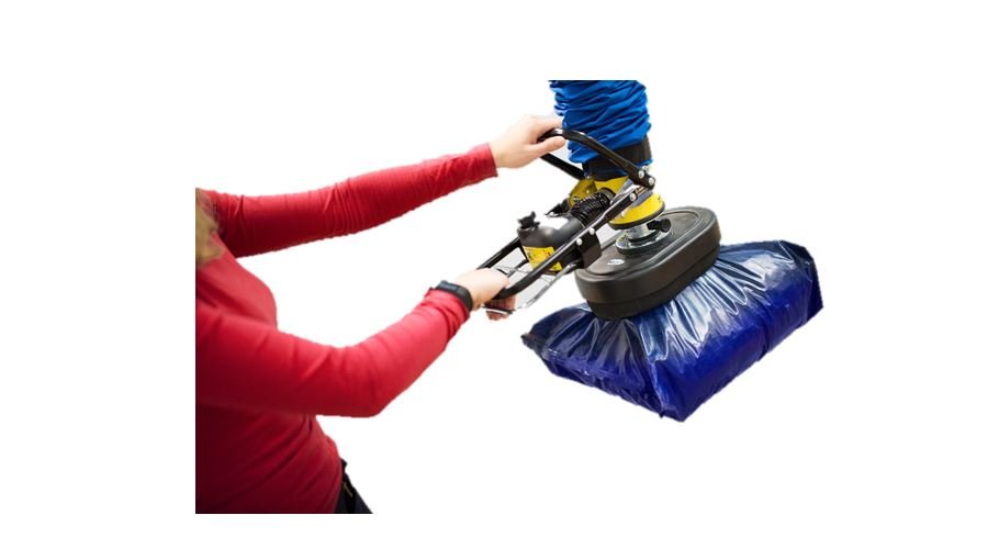 Manipulador de sacos de plástico